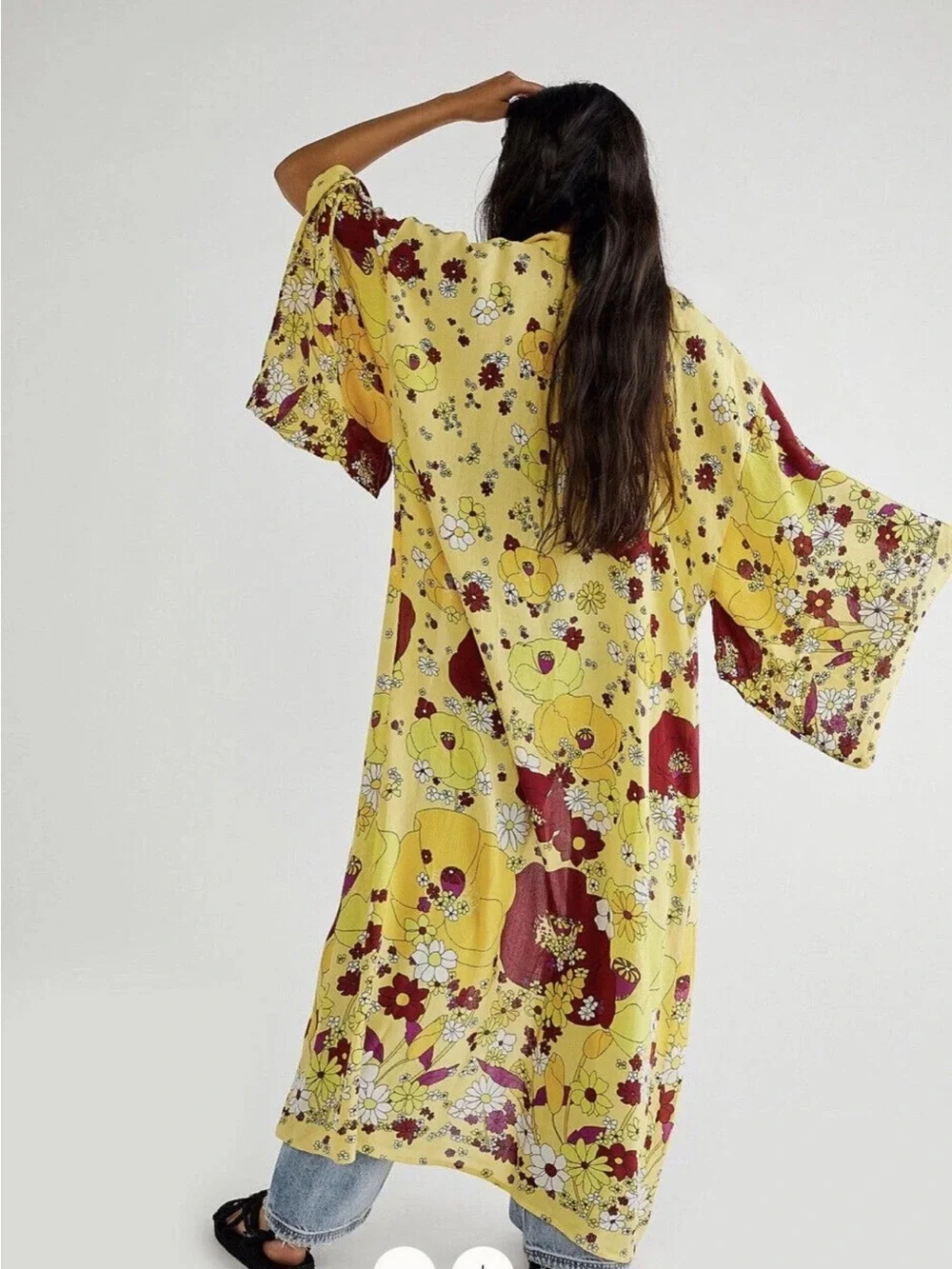 Free People intimately Free People hidden Hill maxi floral kimono - Picture 11 of 11